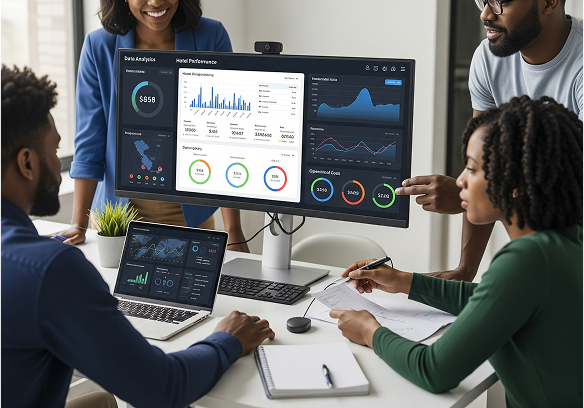 Data analytics dashboard for hospitality