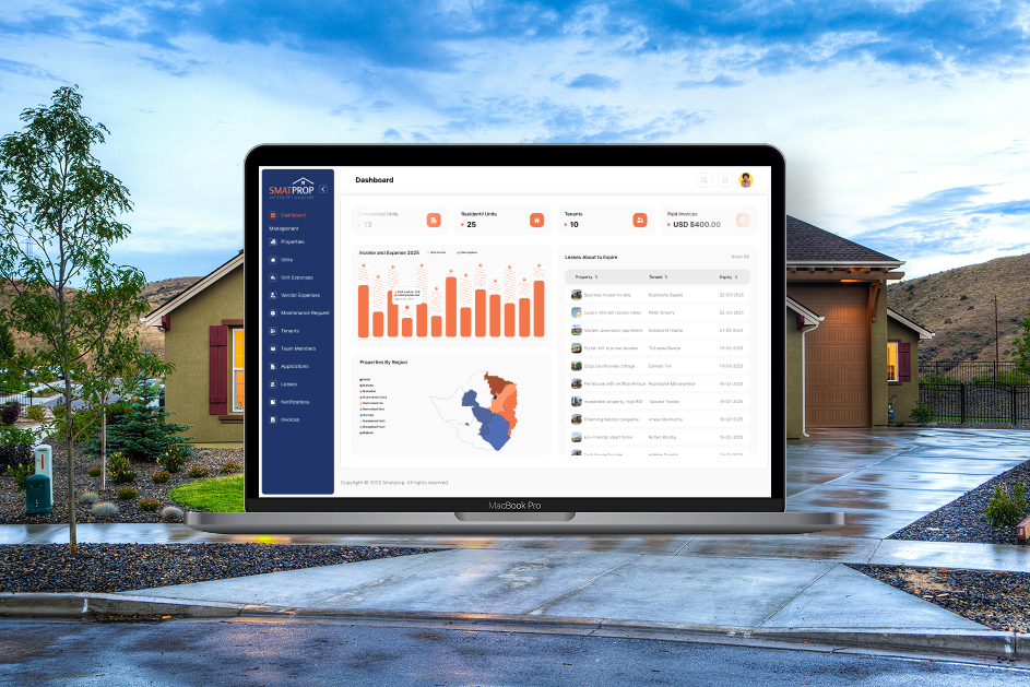Property management dashboard
