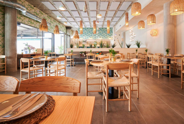 Restaurant using SmatQR digital menu