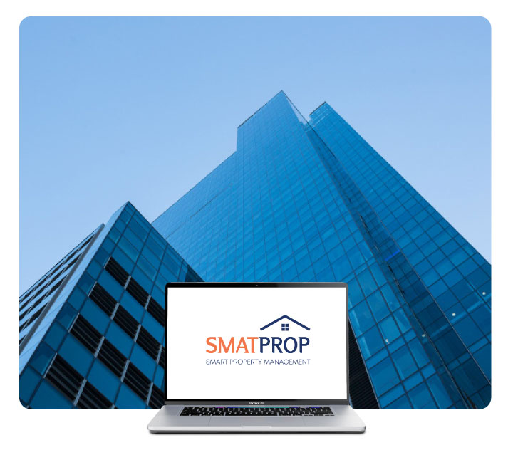 Modern commercial building managed with SmatProp